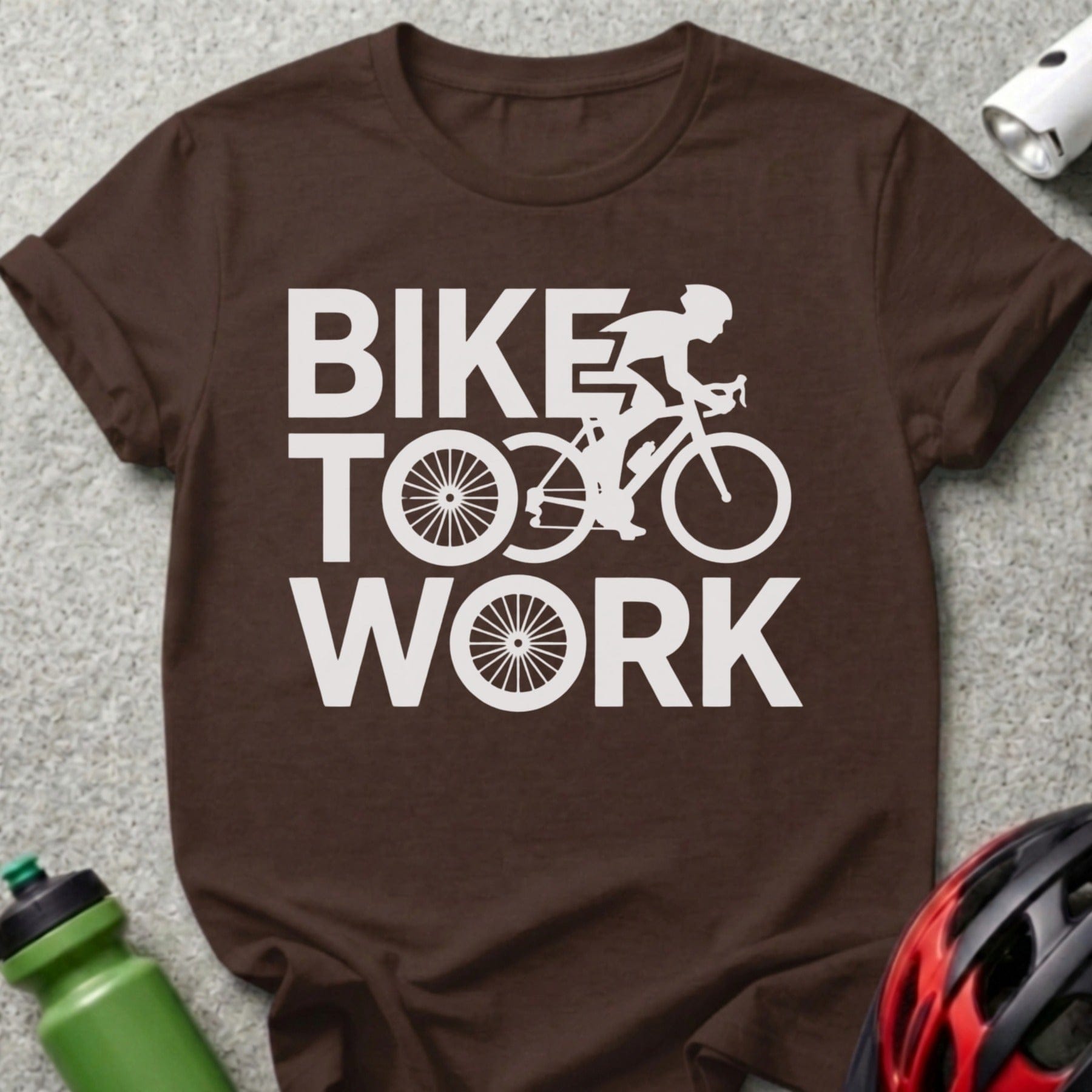 Bike to Work Graphic Cycling T-Shirt