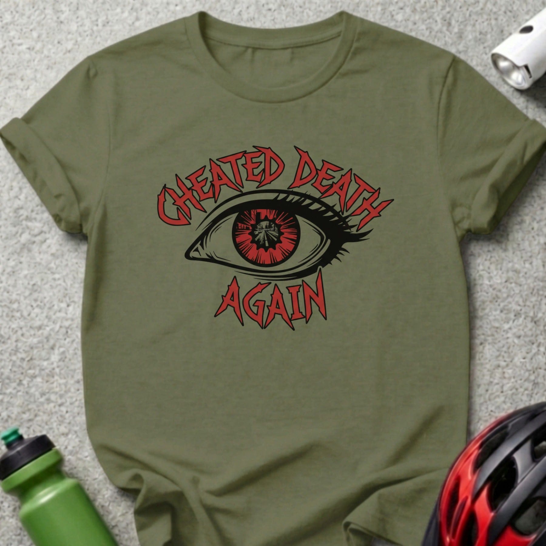 Cheated Death Again Eye Design Casual Shirt