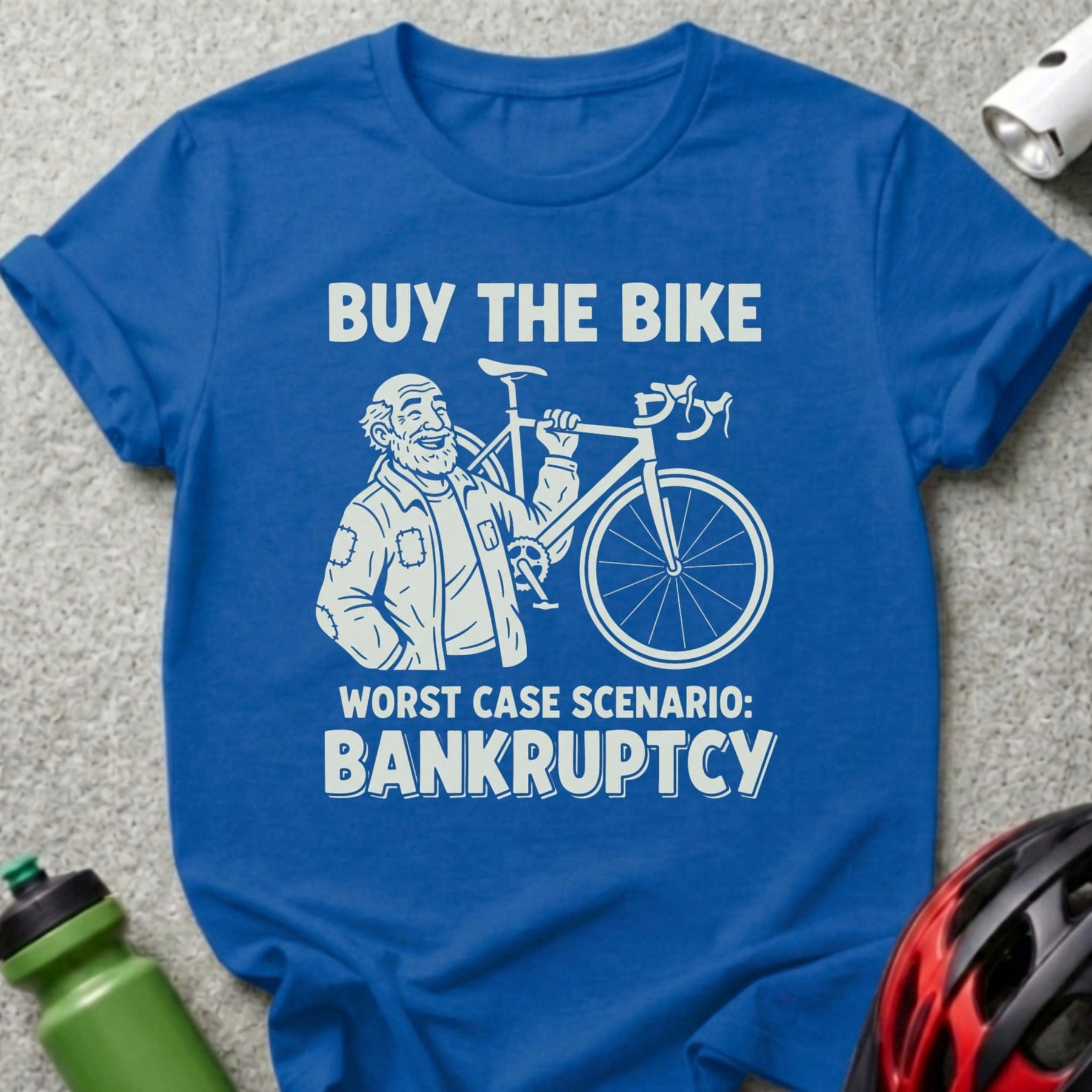 Buy The Bike Worst Case Scenario Bankruptcy Shirt