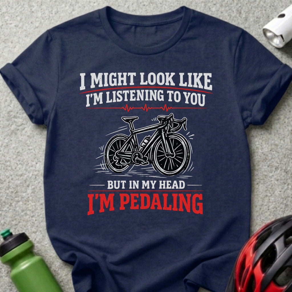 I Might Look Like I'm Listening But I'm Pedaling Shirt