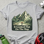 It Looked Flat On The Map Mountain T-shirt