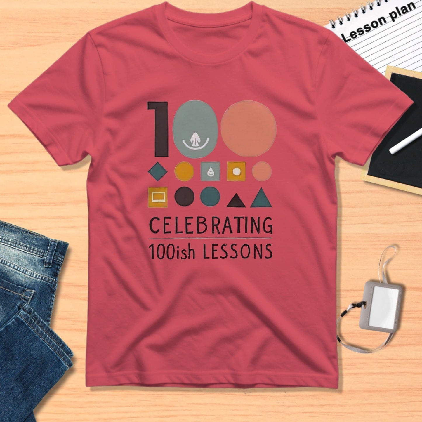 Celebrating 100ish Lessons Milestone T-shirt