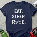 Eat Sleep Ride Bicycle Shirt for Cycling Enthusiasts