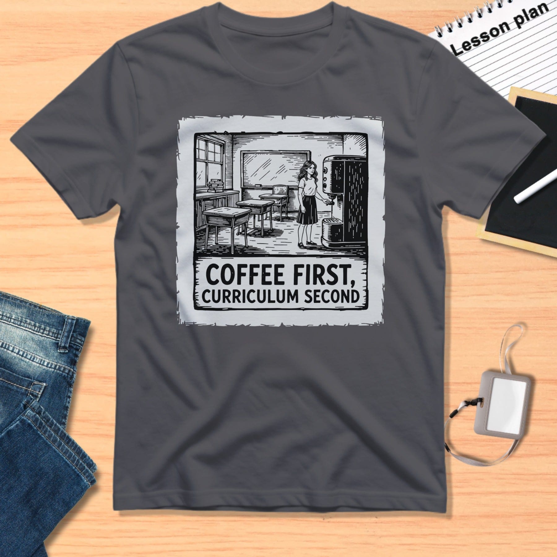 Coffee First Curriculum Second Graphic T-Shirt