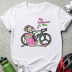 My Retirement Plan Bicycle Skeleton Graphic T-shirt
