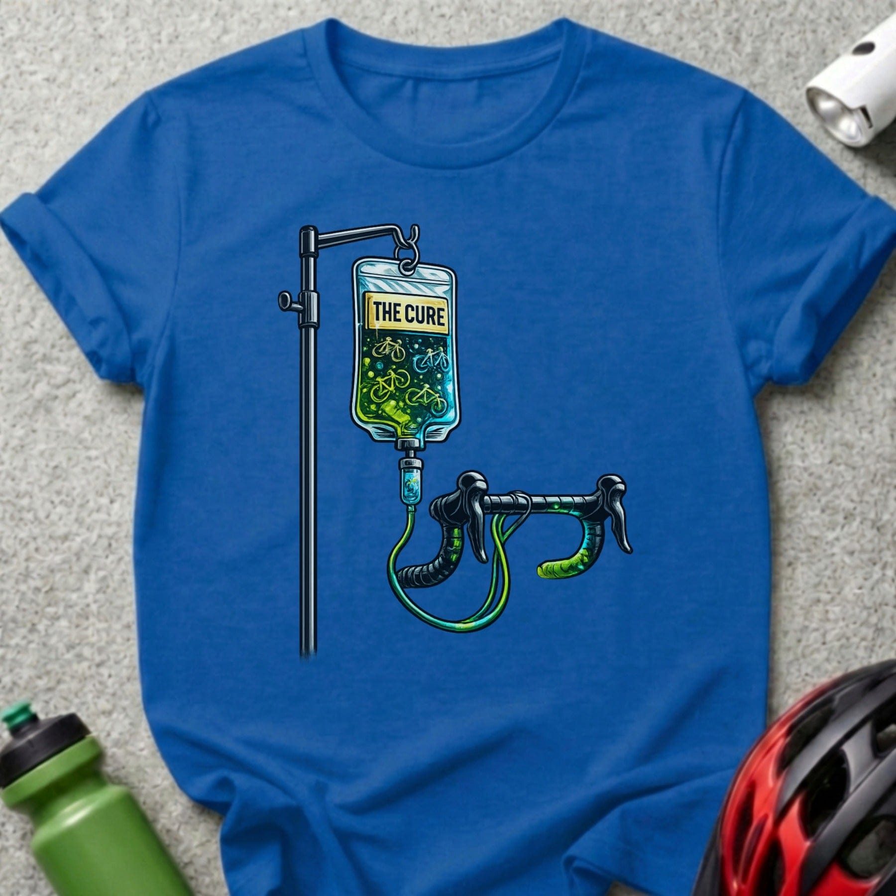 The Cure IV Drip Graphic Cycling T-Shirt for Cyclists