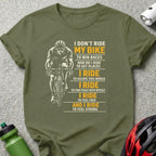 I Don't Ride My Bike To Win Races To Escape This World product type