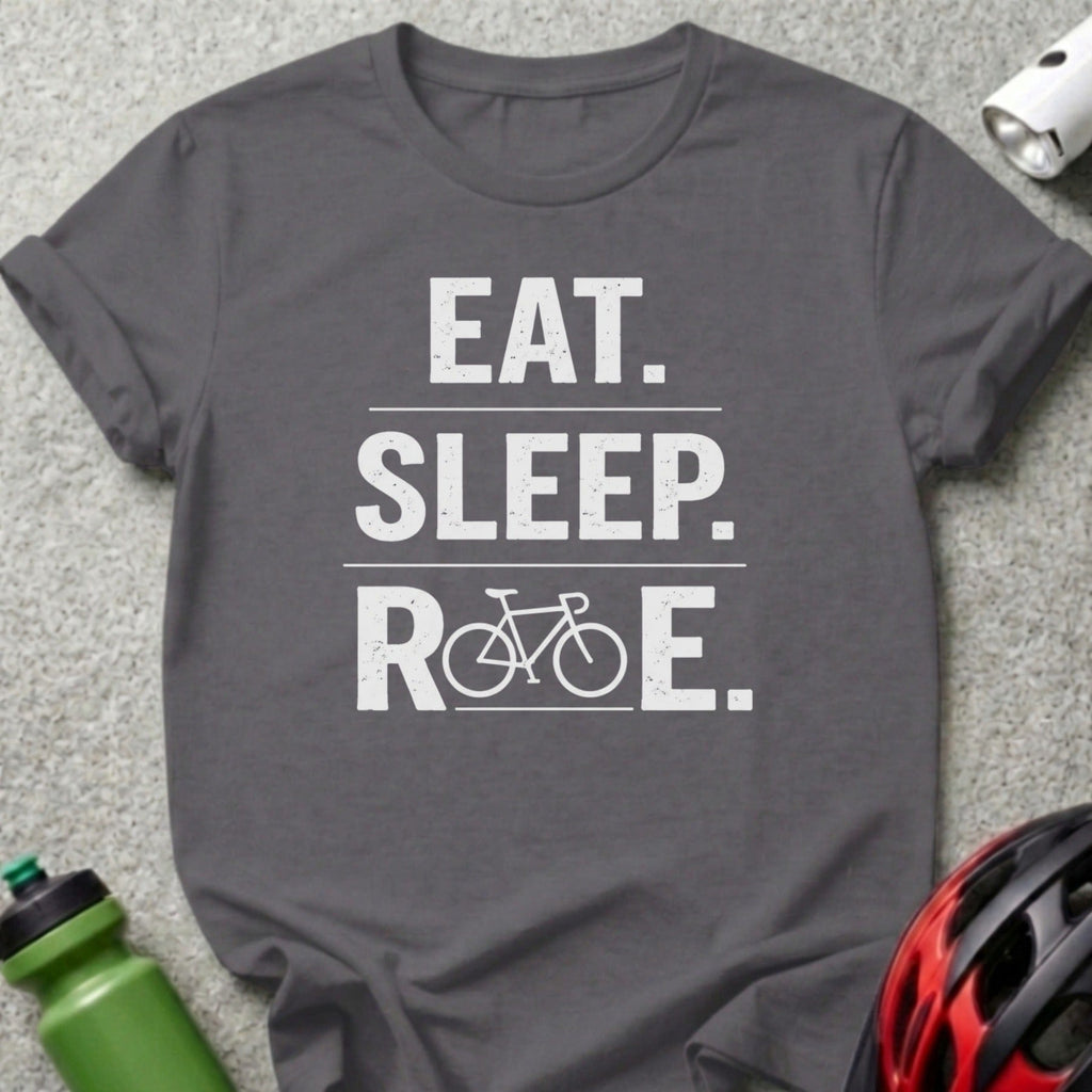 Eat Sleep Ride Bicycle Graphic Tee Shirt