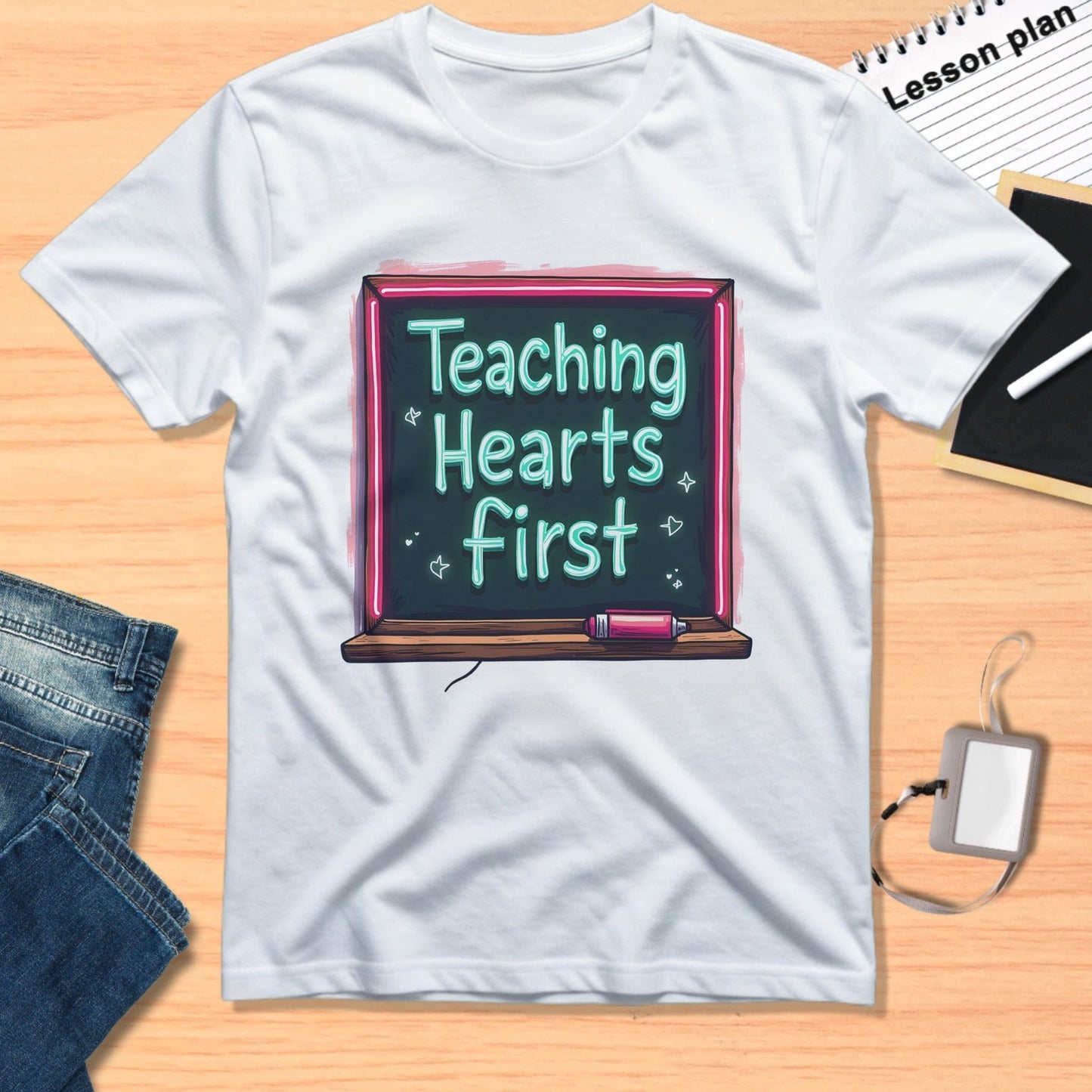 Teaching Hearts First Chalkboard Shirt