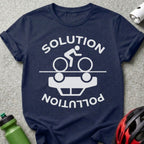 Solution Pollution Cycling T-Shirt Perfect for Bikers