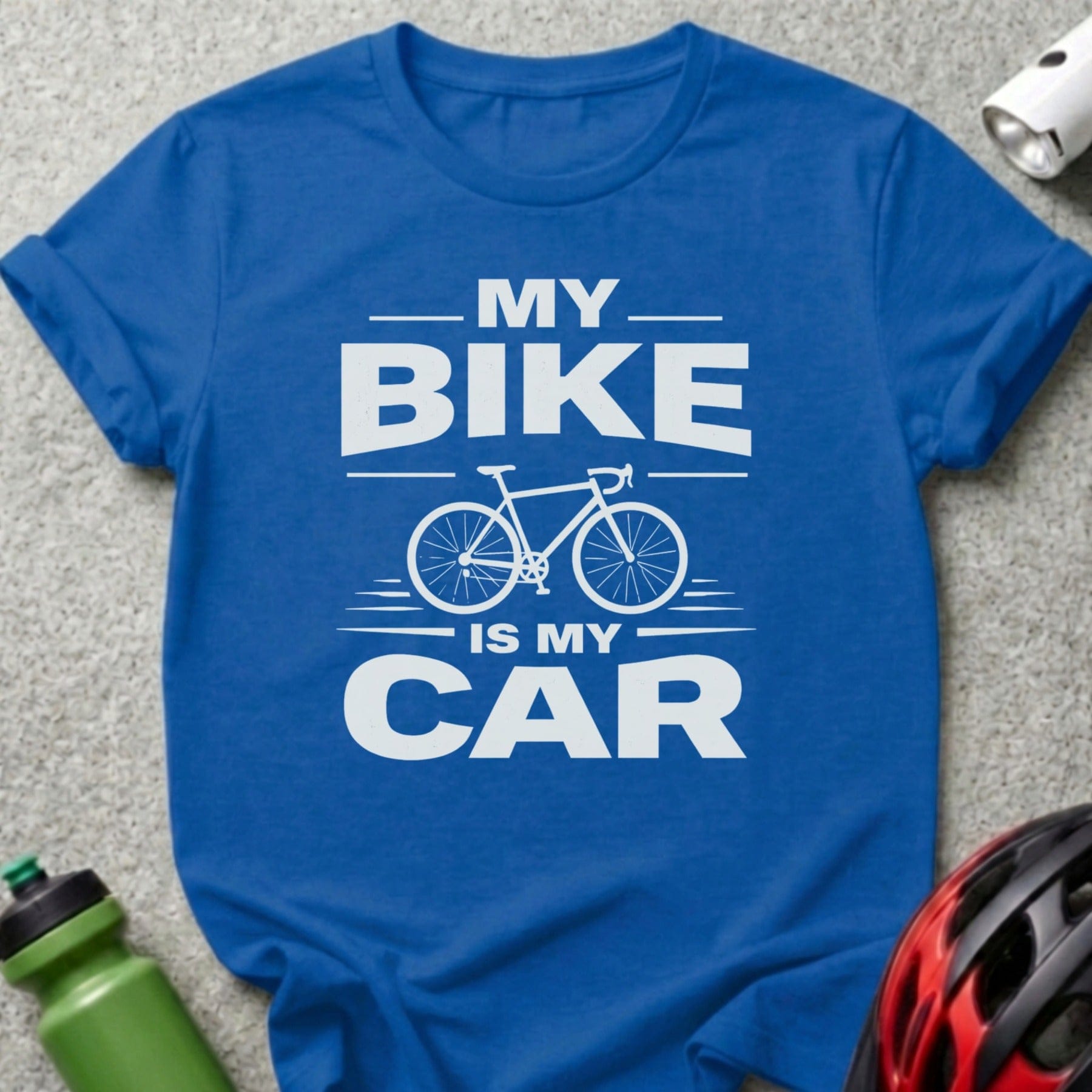 My Bike Is My Car Graphic Tee Bicycle Lover Shirt