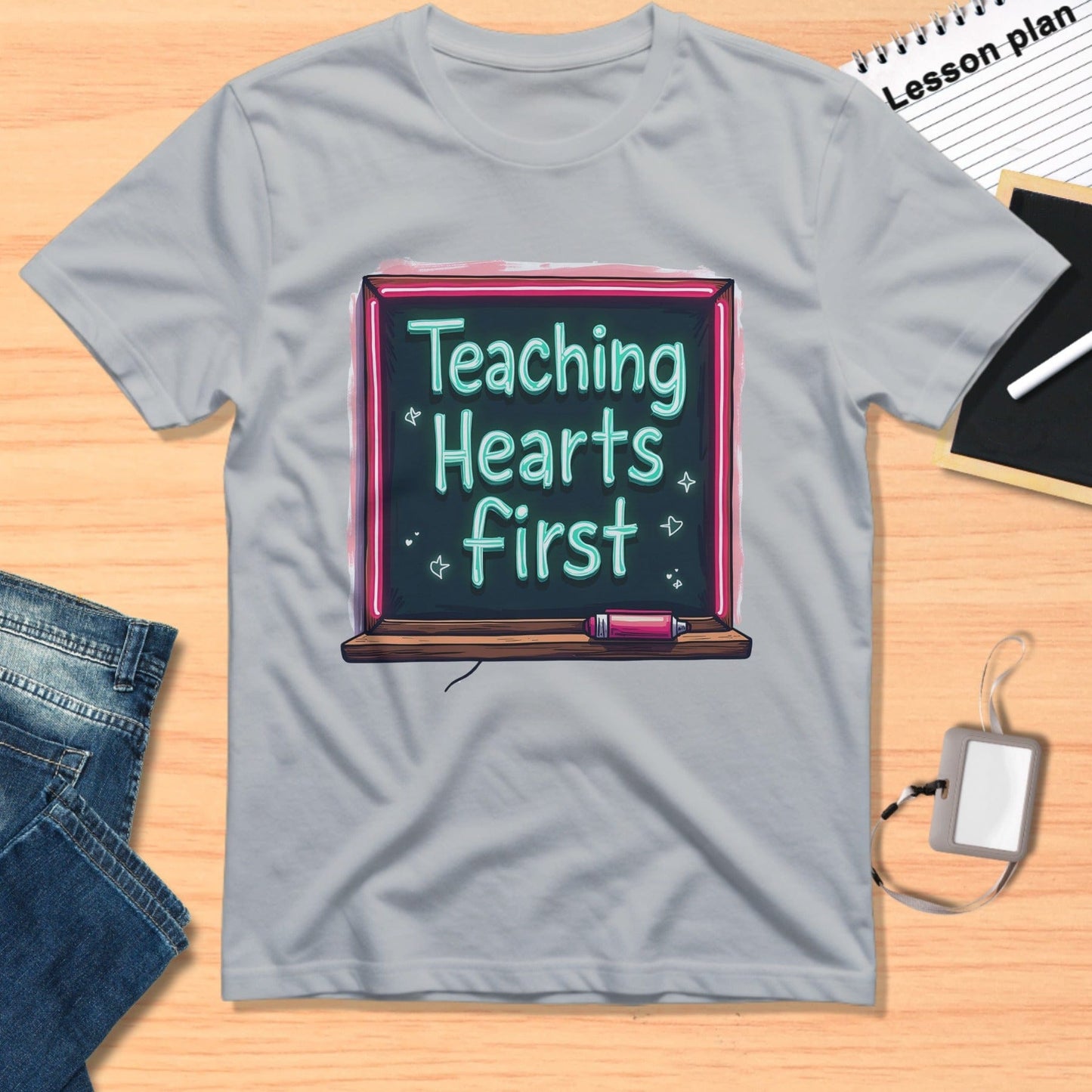 Teaching Hearts First Inspirational T-shirt