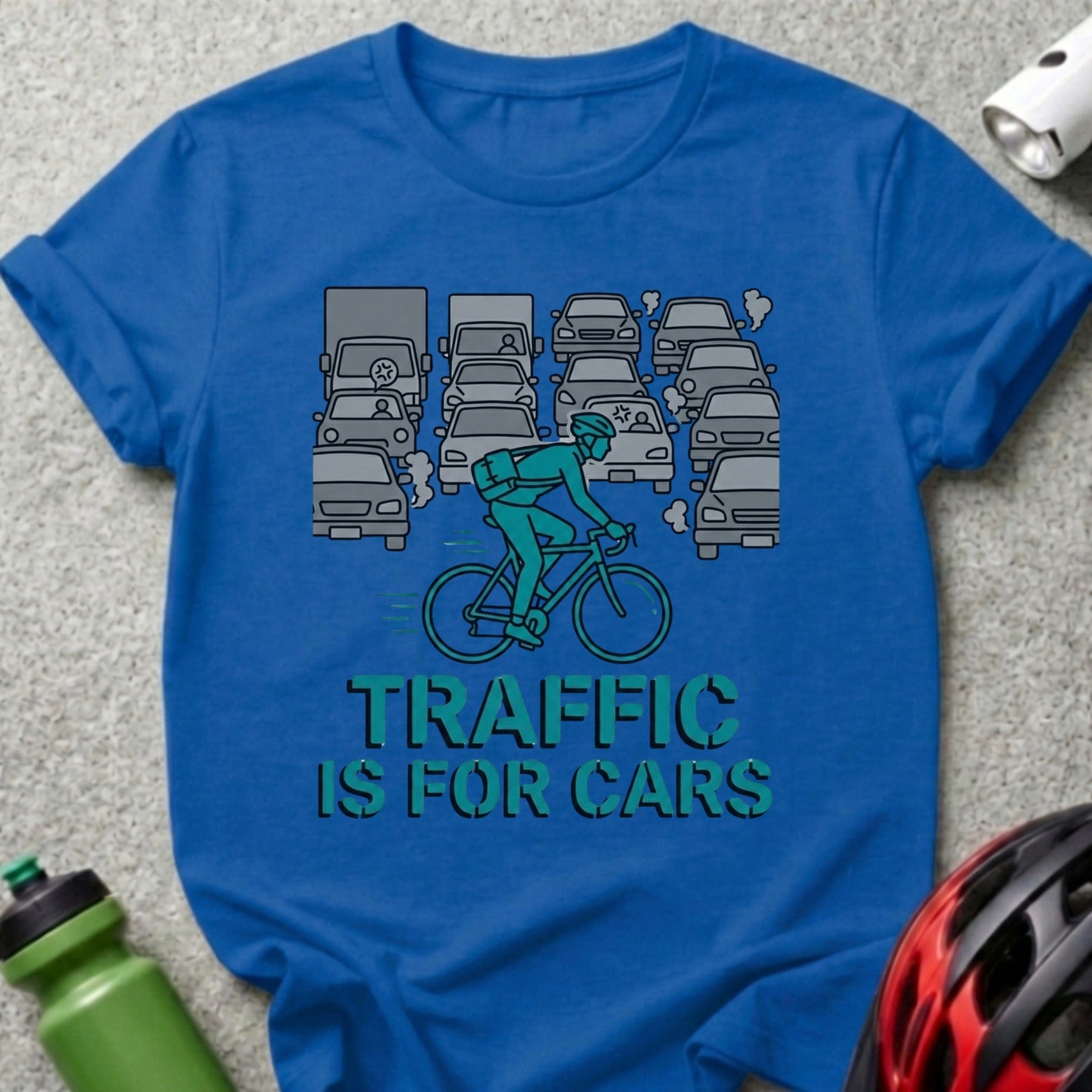 Traffic is for Cars Cycling T-Shirt