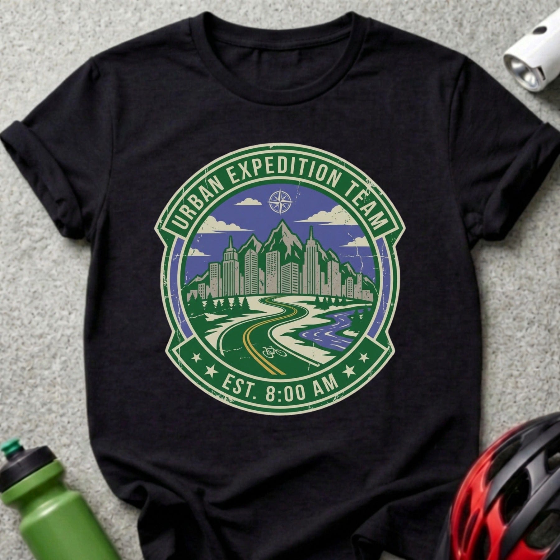 Urban Expedition Team Est. 8:00 AM Graphic Tee product