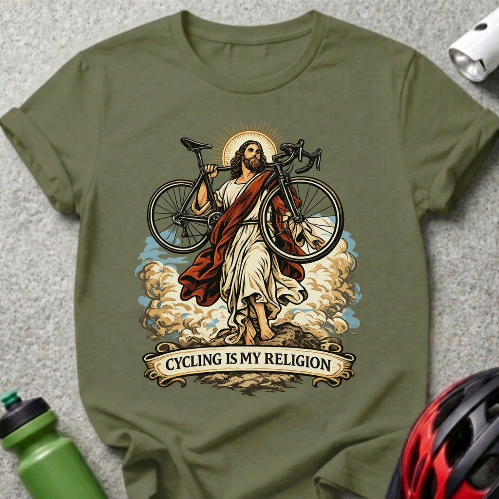 Cycling Is My Religion Graphic T-Shirt