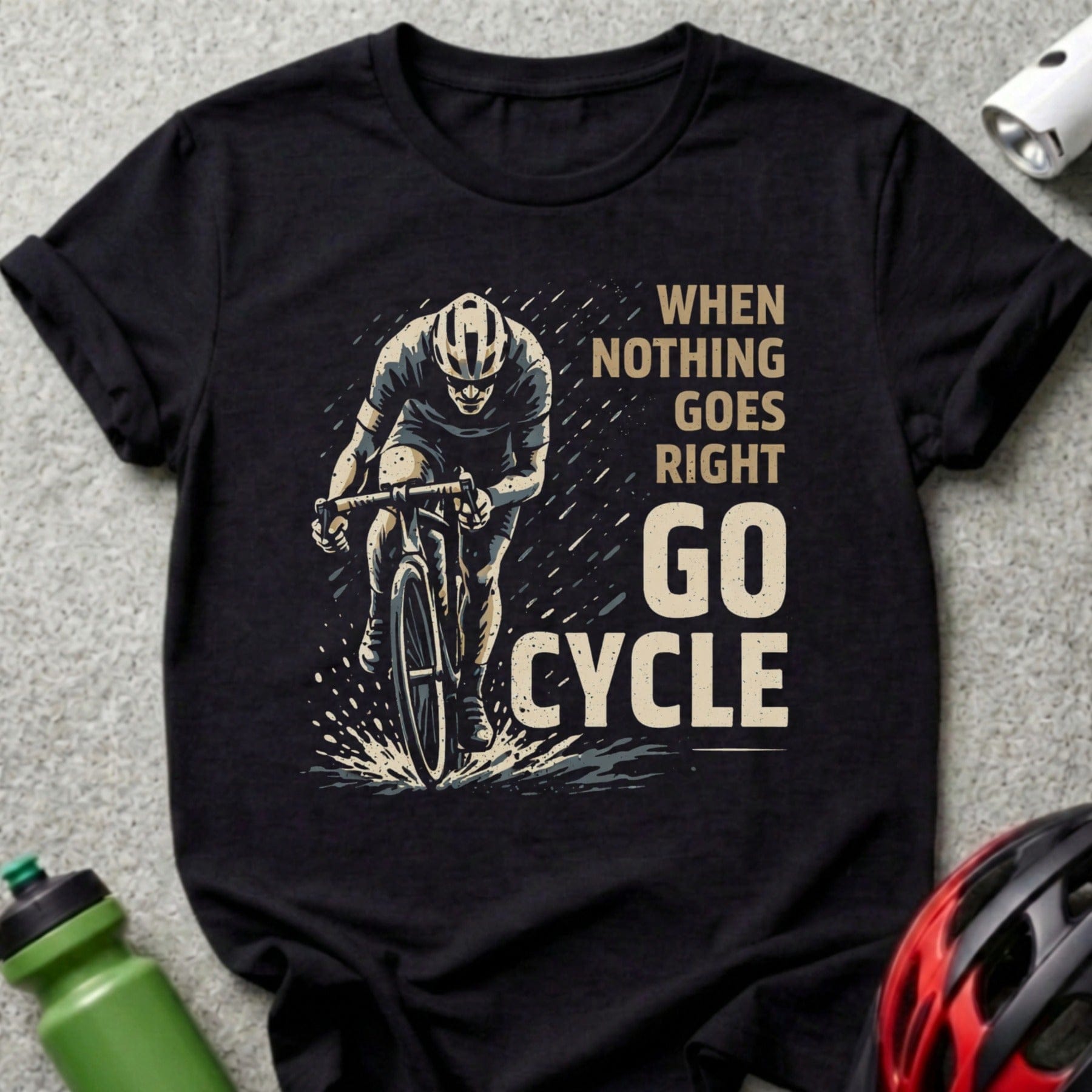 When Nothing Goes Right Go Cycle T-Shirt