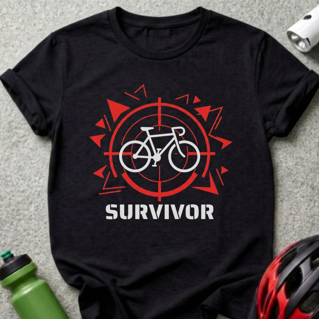 Survivor Bicycle Graphic Statement Shirt