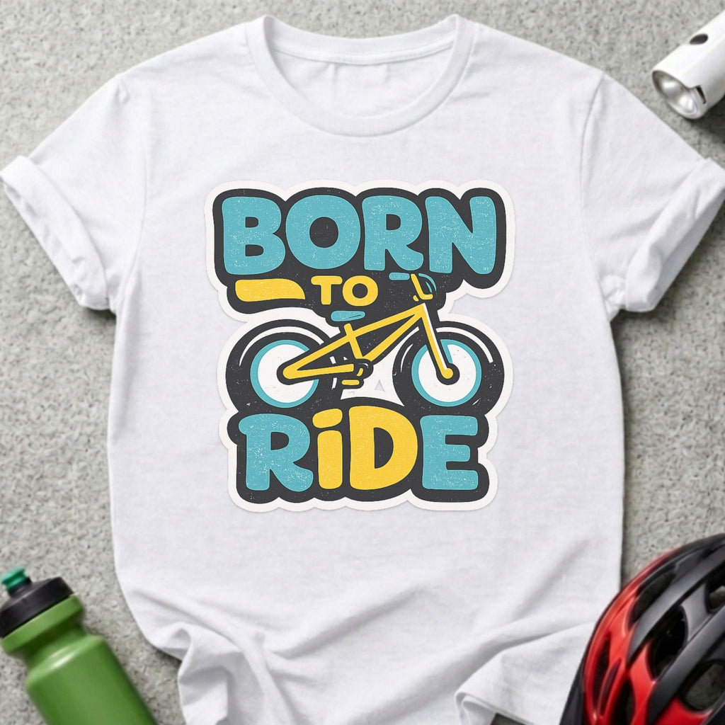 Born to Ride Bicycle Graphic T-Shirt