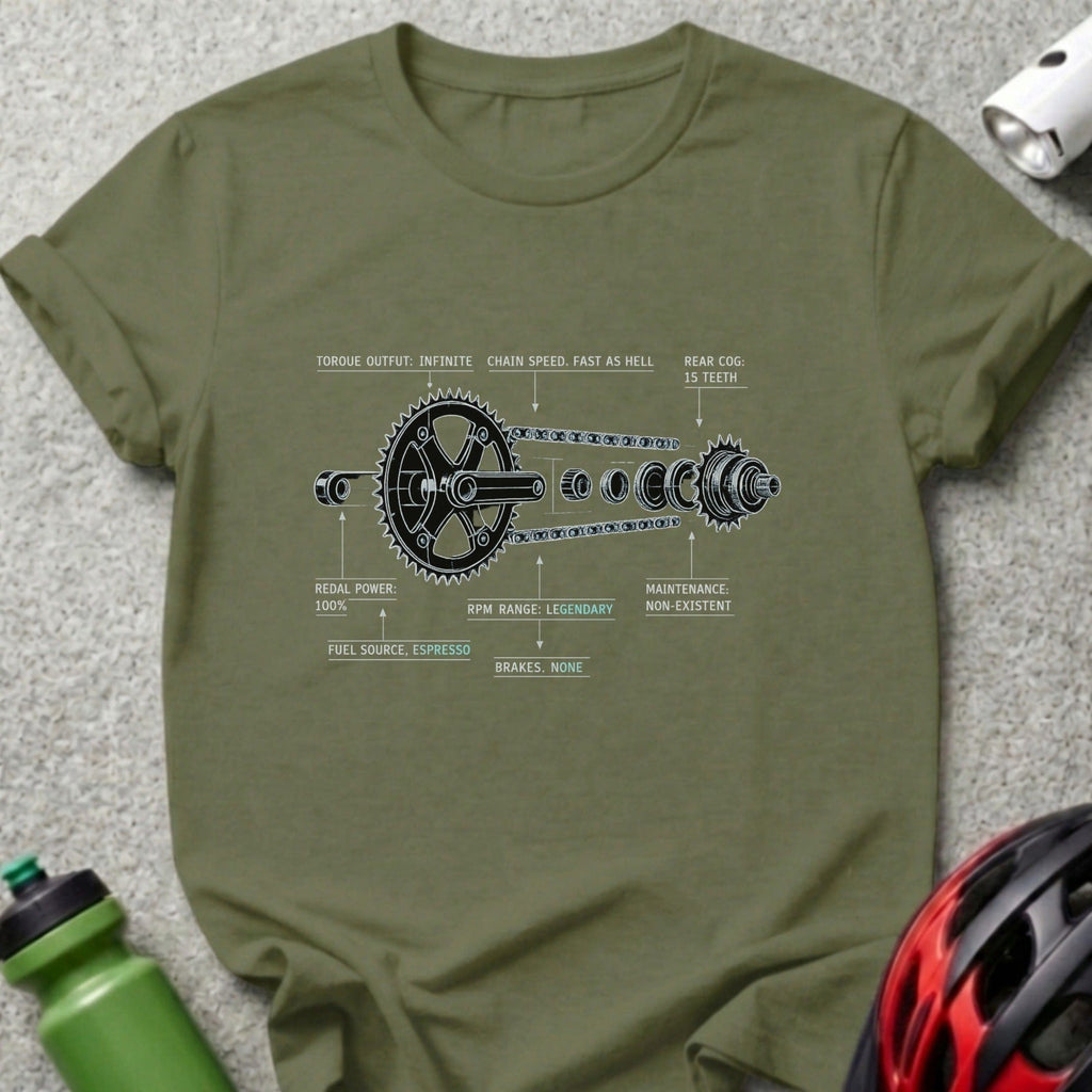 Legendary Torque Output Cycling Diagram T-Shirt