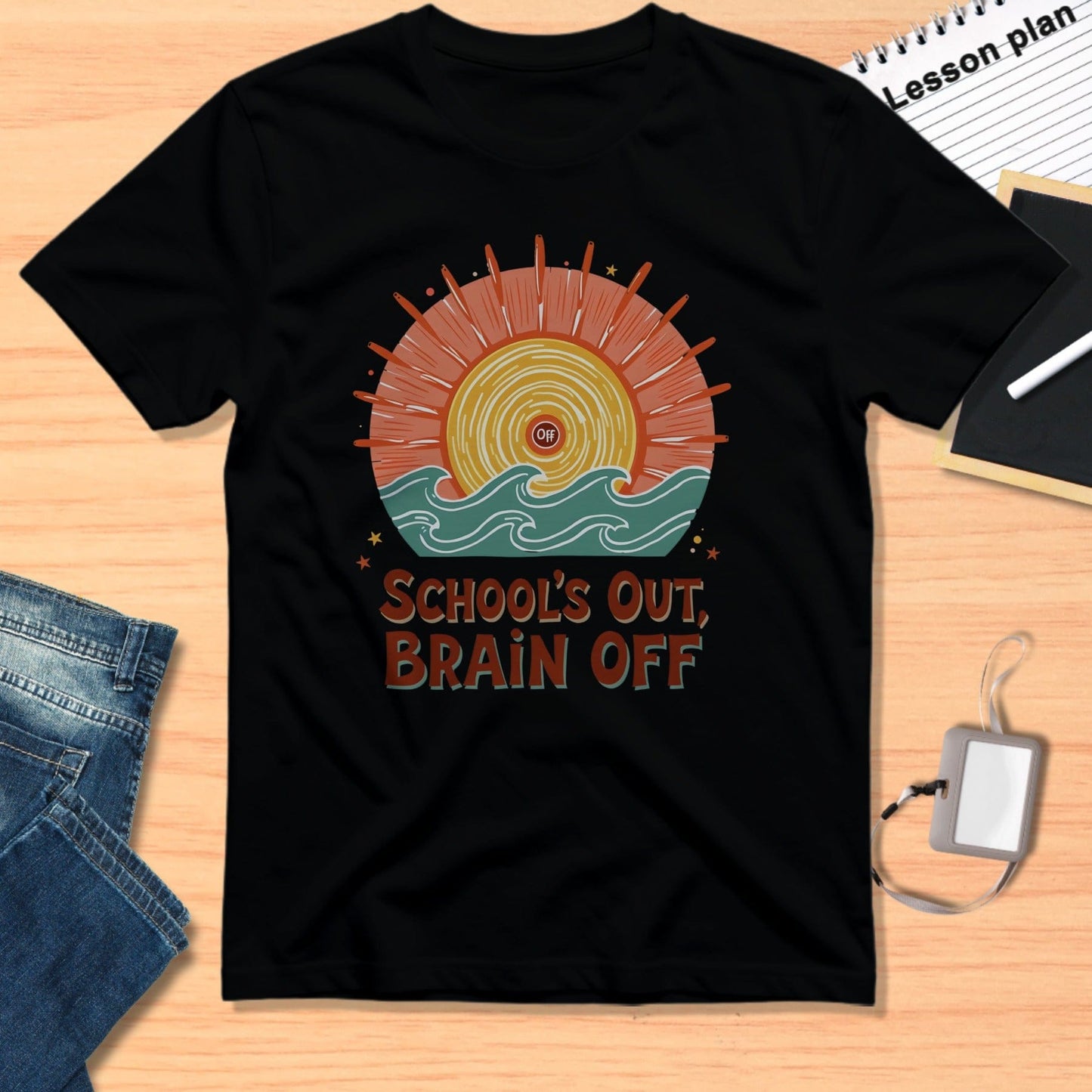 School's Out Brain Off Graphic T-shirt