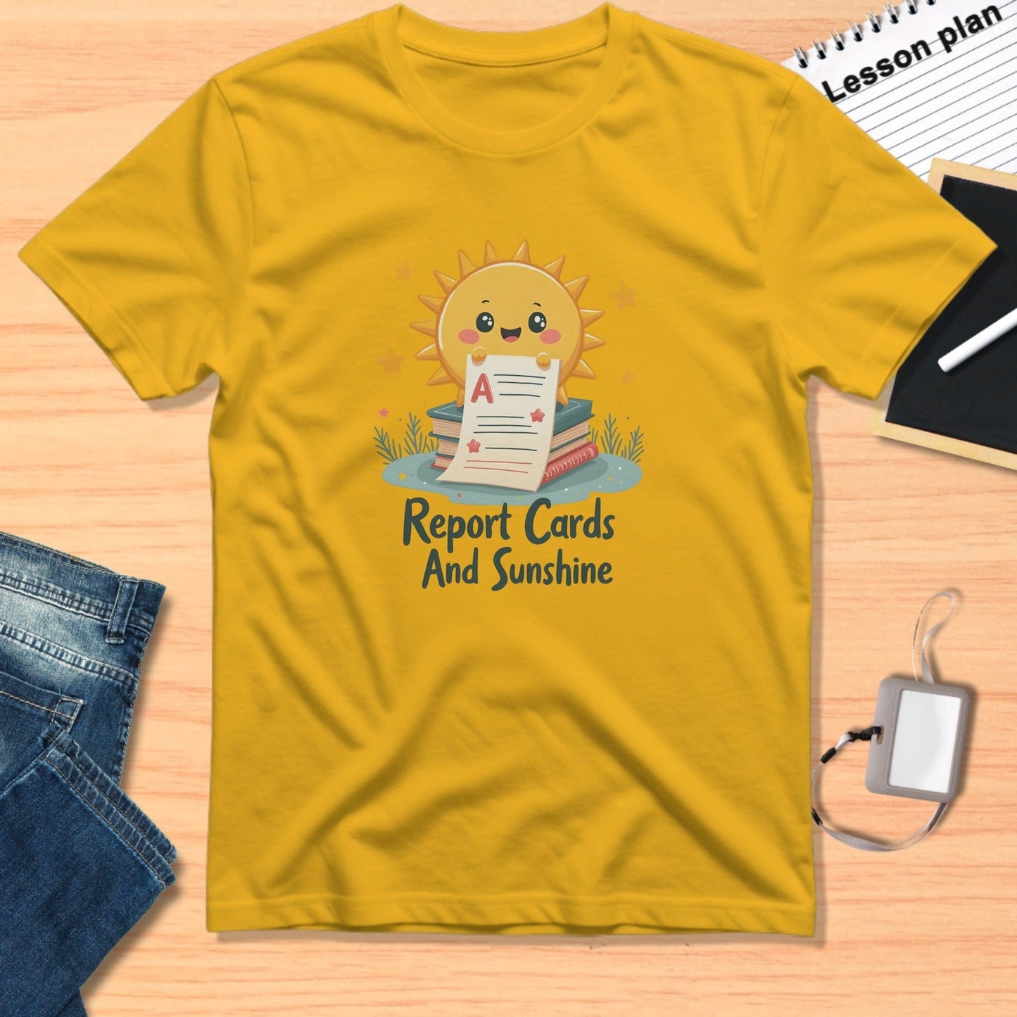Report Cards And Sunshine Graphic Tee Product