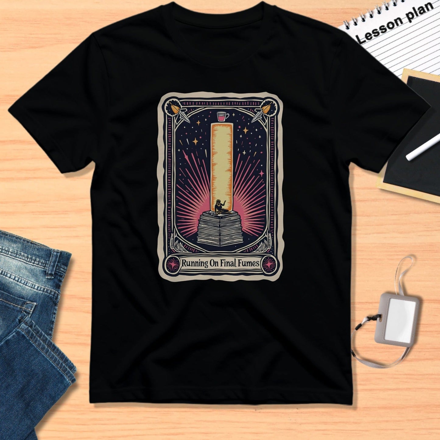 Running On Final Fumes Tarot Card T-Shirt