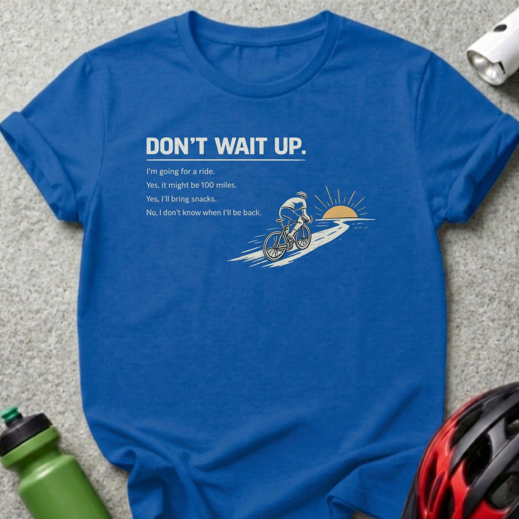 DON'T WAIT UP Going for a Ride Bicycle Journey product type