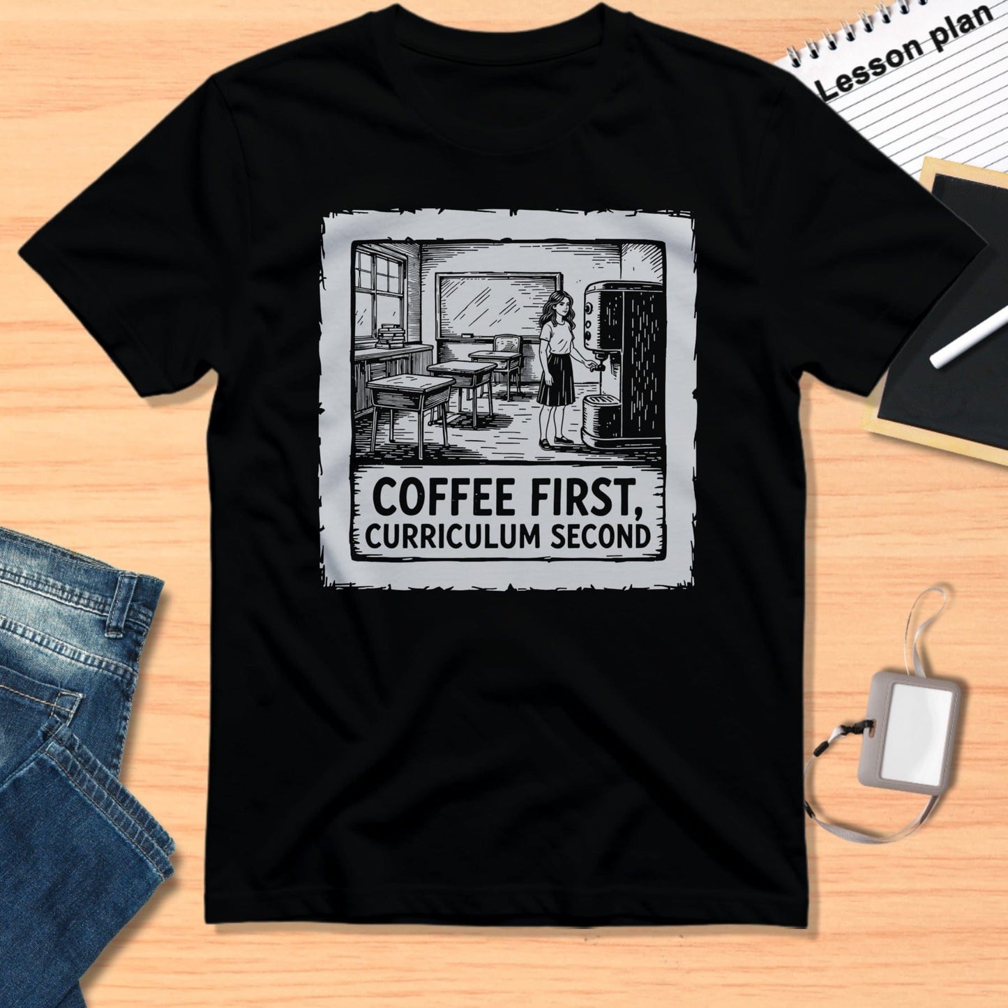 Coffee First Curriculum Second Graphic T-Shirt