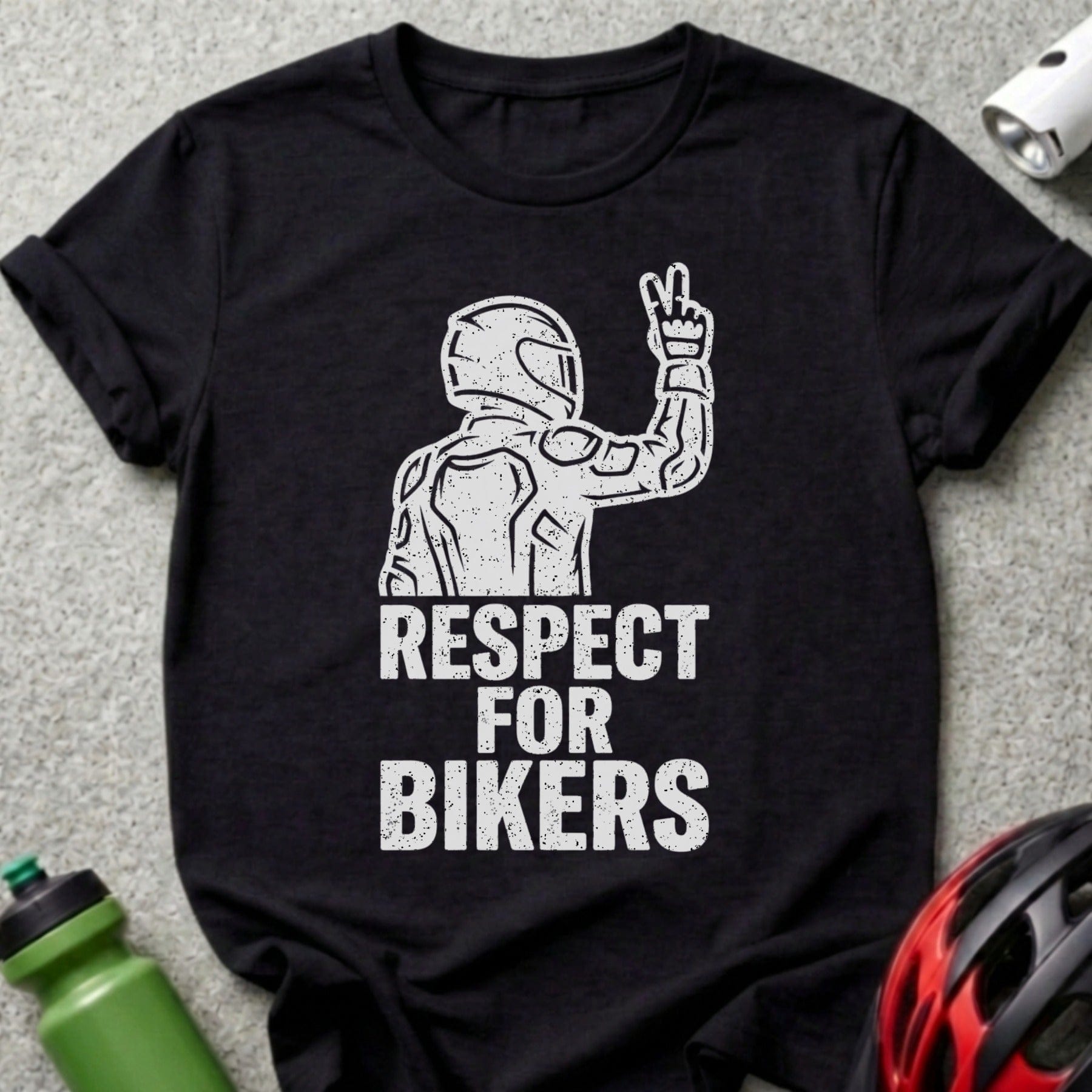 Respect For Bikers Graphic Biker Shirt