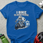 I Bike to Avoid People Cycling Enthusiast Shirt