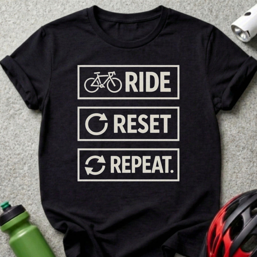 Ride Reset Repeat Cycling Short Sleeve Shirt