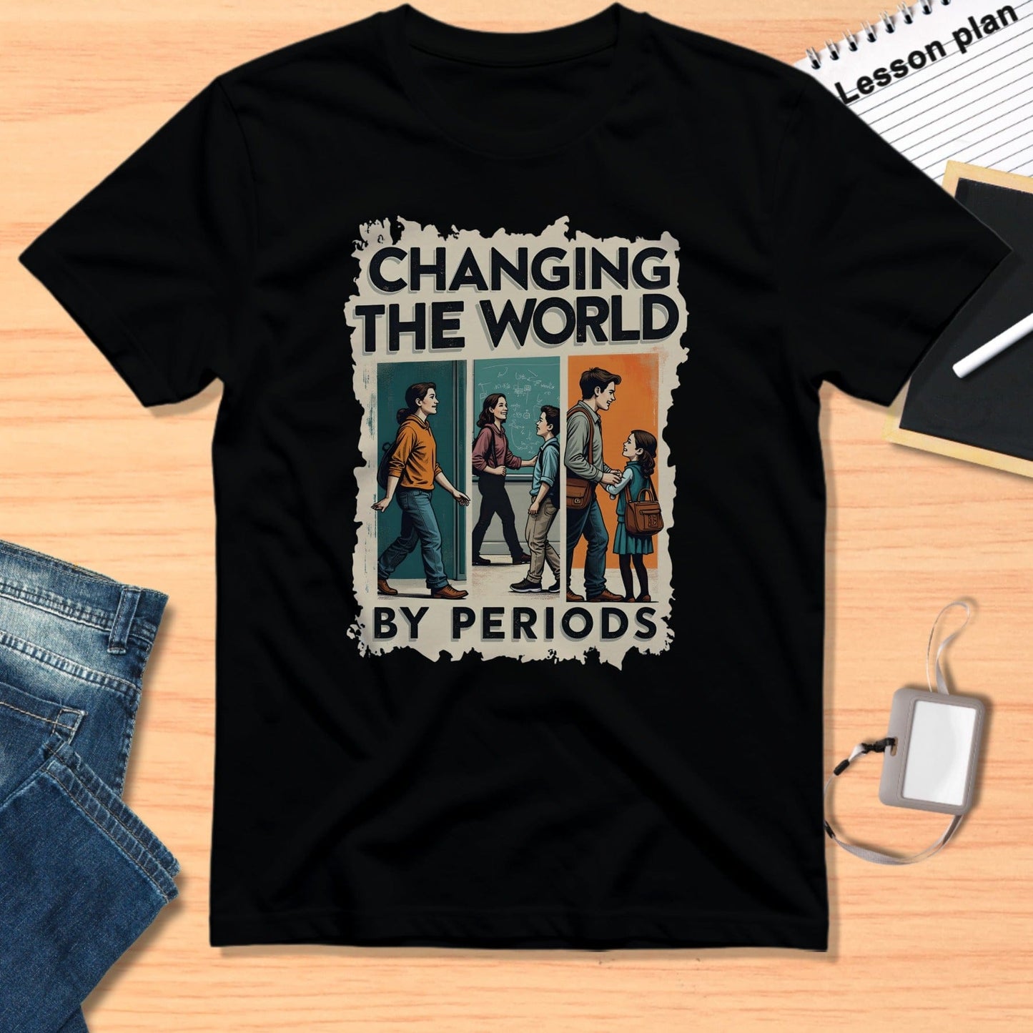Changing The World By Periods Graphic T-Shirt