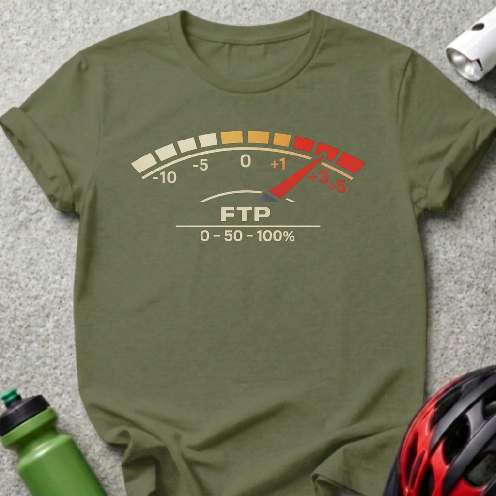 FTP Speedometer Gauge Graphic Design T-Shirt