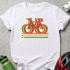 Retro Bicycle Graphic Design T-Shirt Ideal for Cyclists