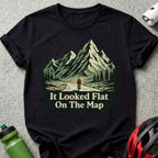 It Looked Flat On The Map Graphic T-shirt