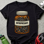 Antidepressants Bicycle Jar Fun Graphic Shirt Product