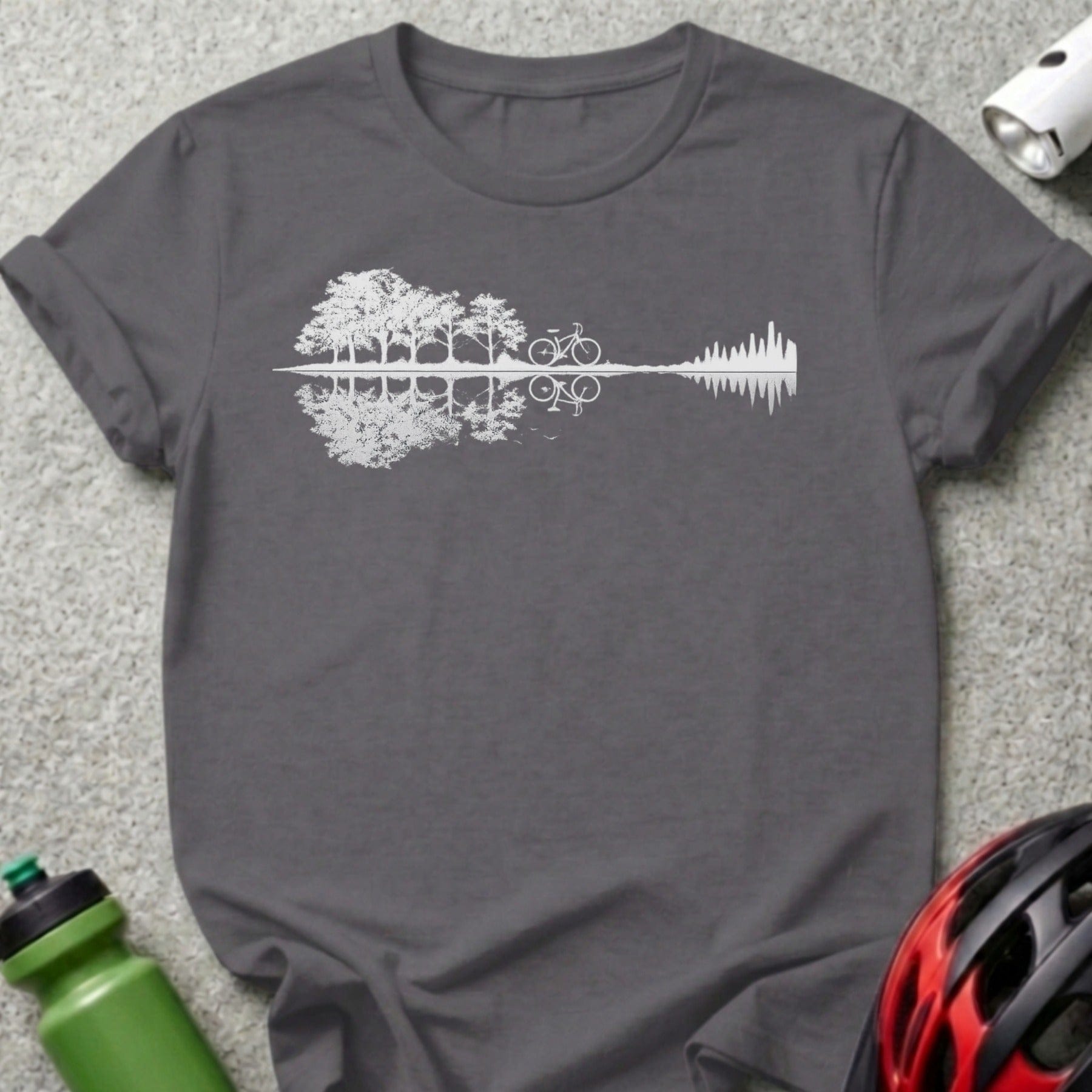 Nature Bicycle Reflection Outdoor Cycling T-Shirt