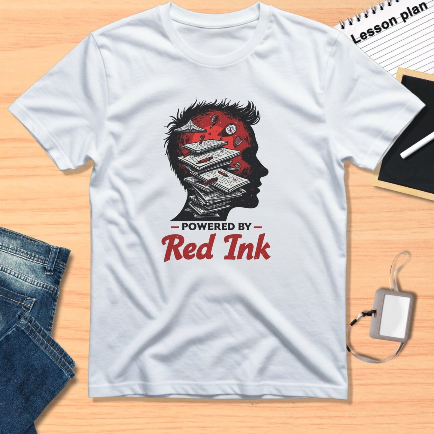 Powered by Red Ink Graphic T-Shirt