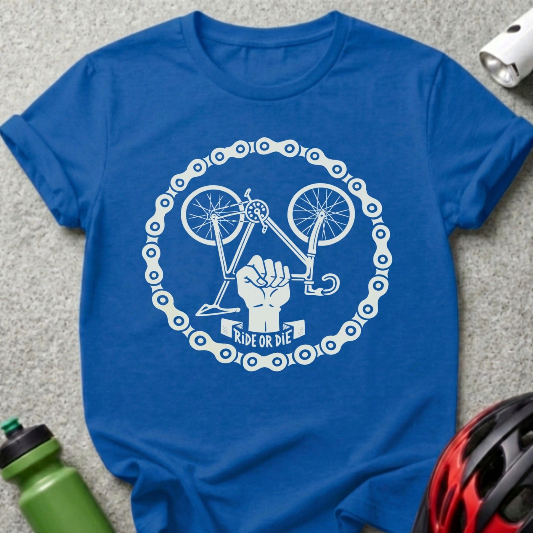 Ride or Die Bicycle Chain Graphic T-Shirt