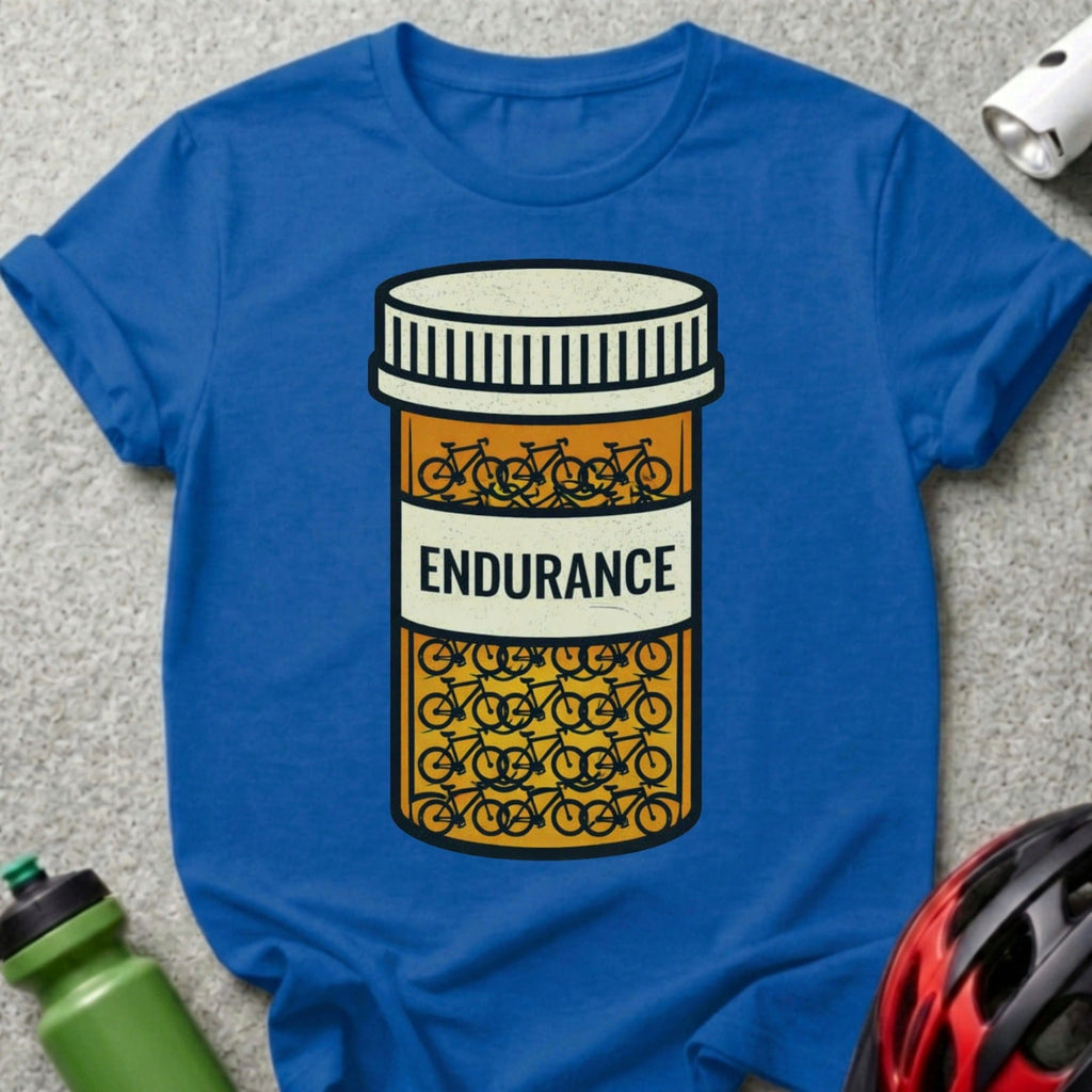 Endurance Pill Bottle with Bicycles Graphic Shirt
