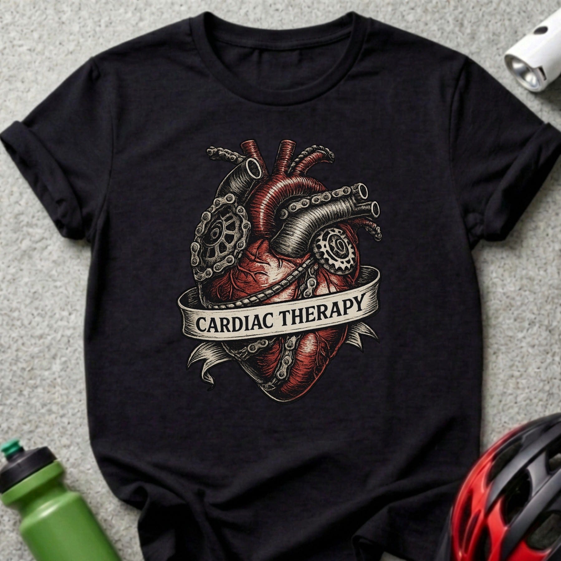Cardiac Therapy Mechanical Heart Graphic T-shirt