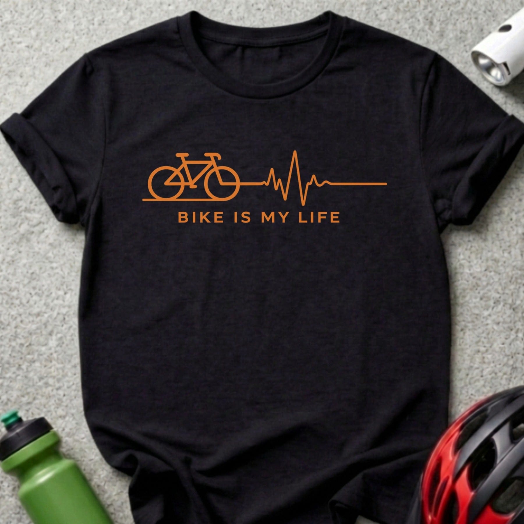 Bike Is My Life Graphic Tee for Cycling Enthusiasts