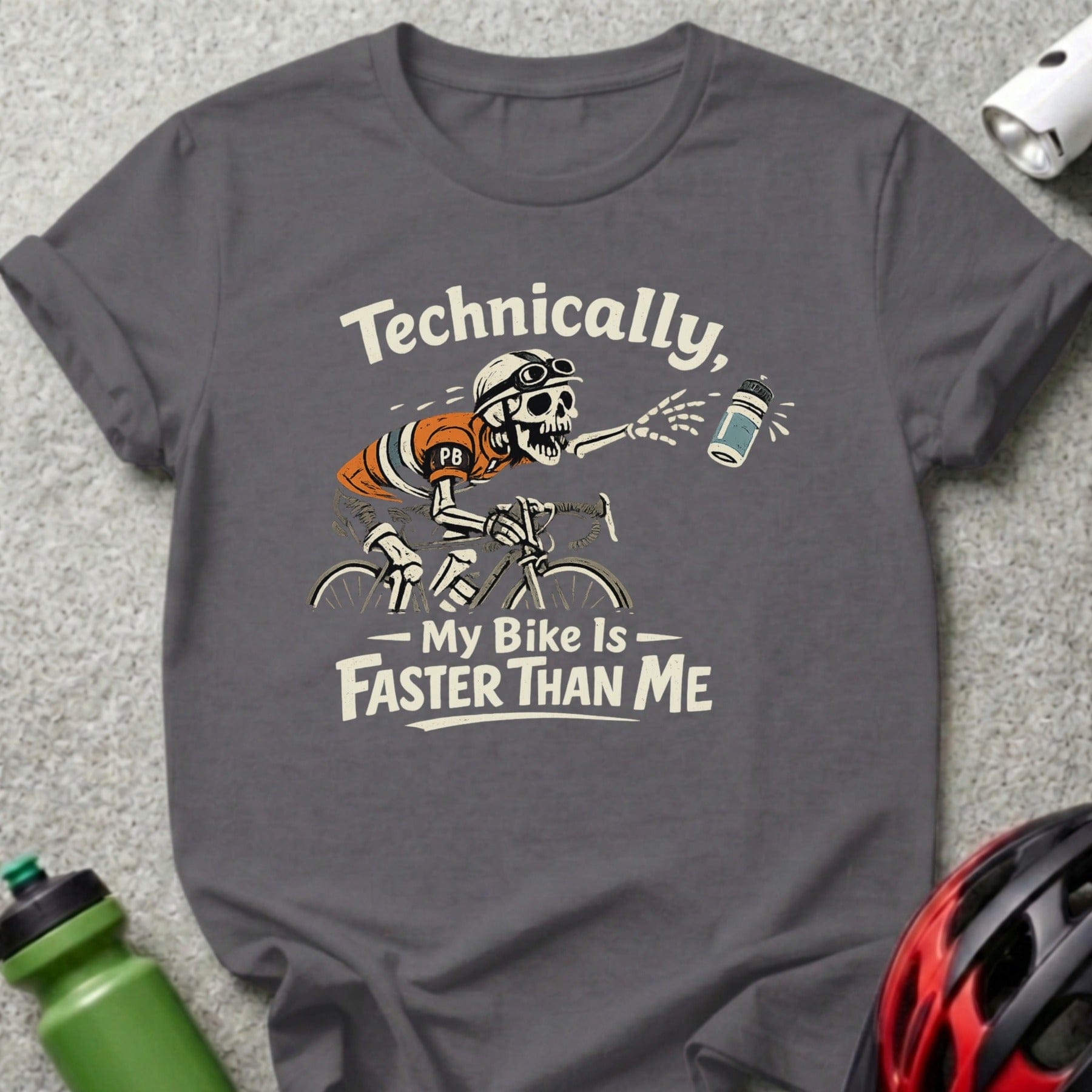 Technically My Bike Is Faster Than Me Cycling Shirt