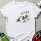 Cyclist Illustration T-Shirt for Bike Enthusiasts