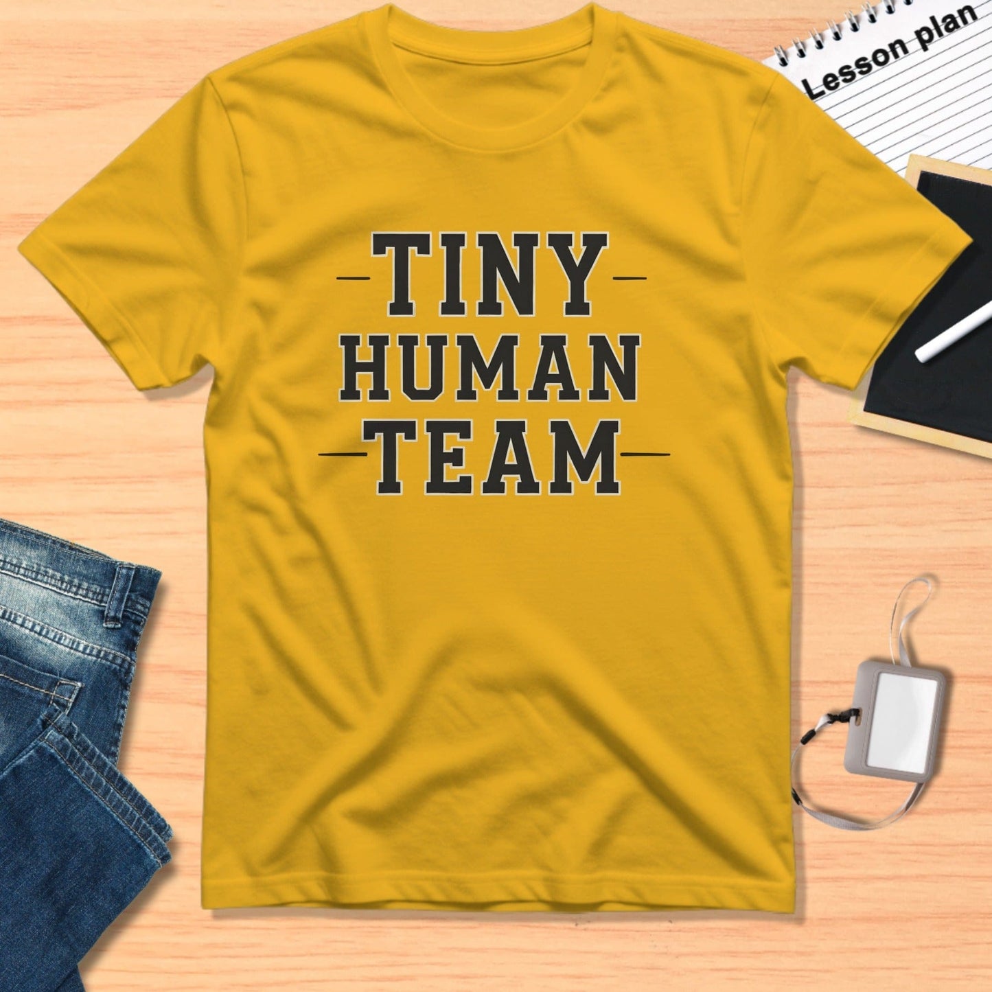 Tiny Human Team Graphic Unisex Tee Shirt product