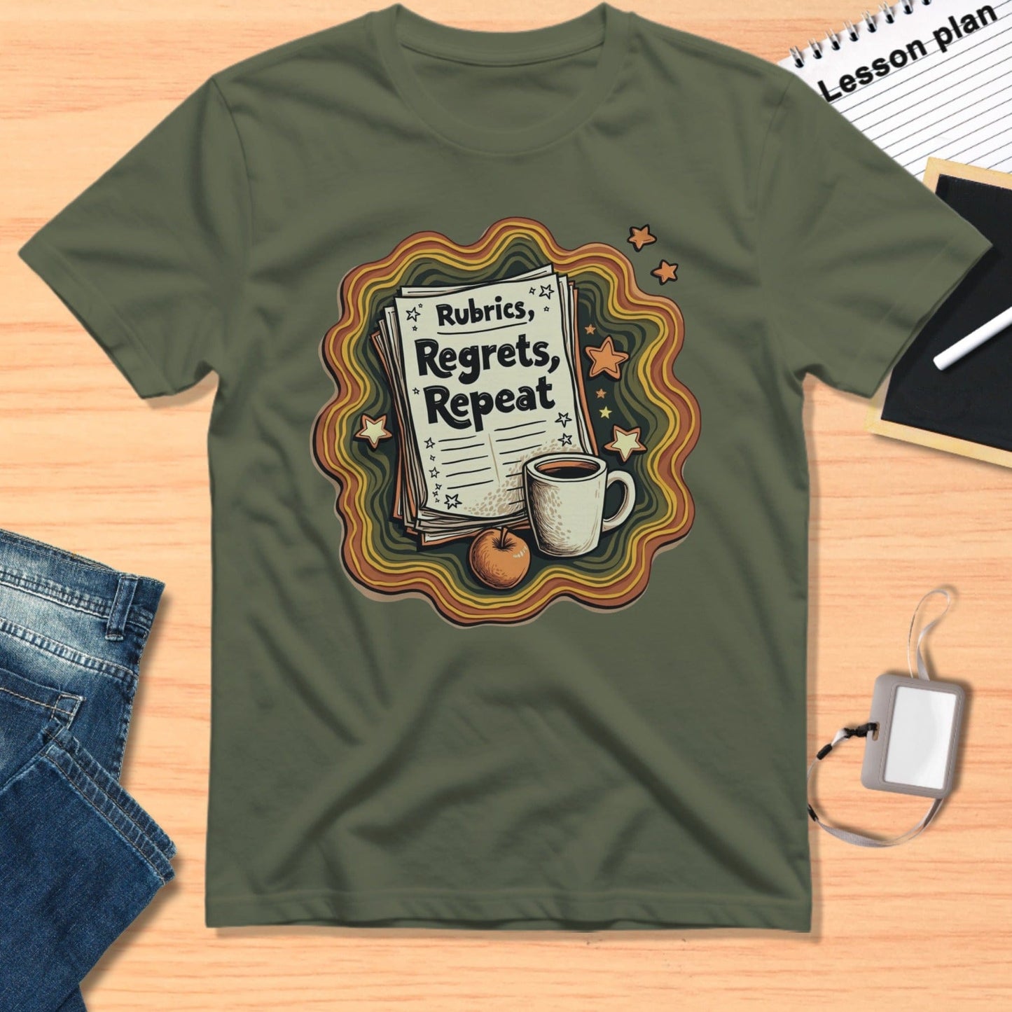 Rubrics Regrets Repeat Graphic Print T-Shirt product