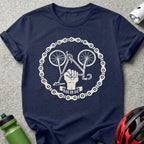 Ride or Die Bicycle Design Printed T-shirt