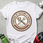 Powered by Caffeine & Cadence EST. 2023 T-Shirt Product