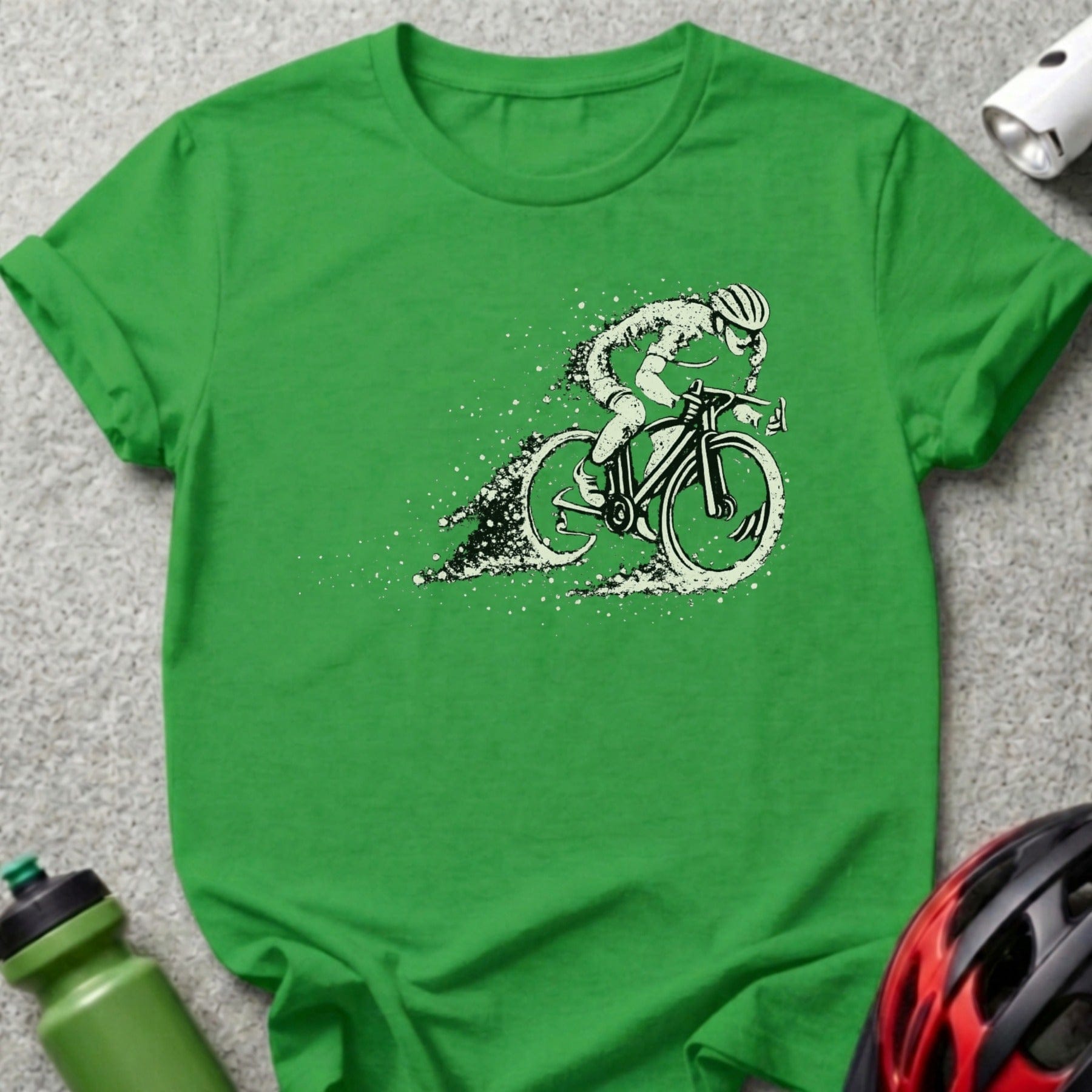 Cyclist Graphic Short Sleeve Athletic Tee Product