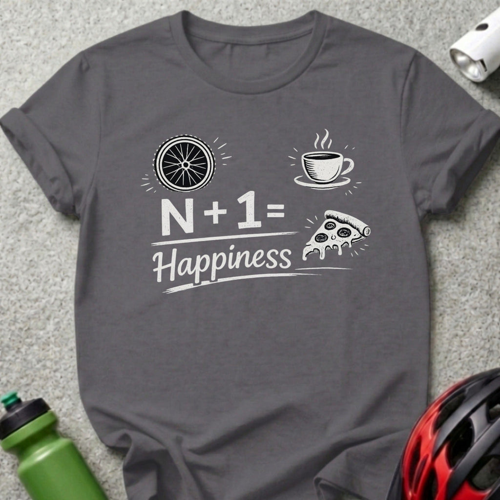 N+1 Equals Happiness Casual Graphic T-shirt